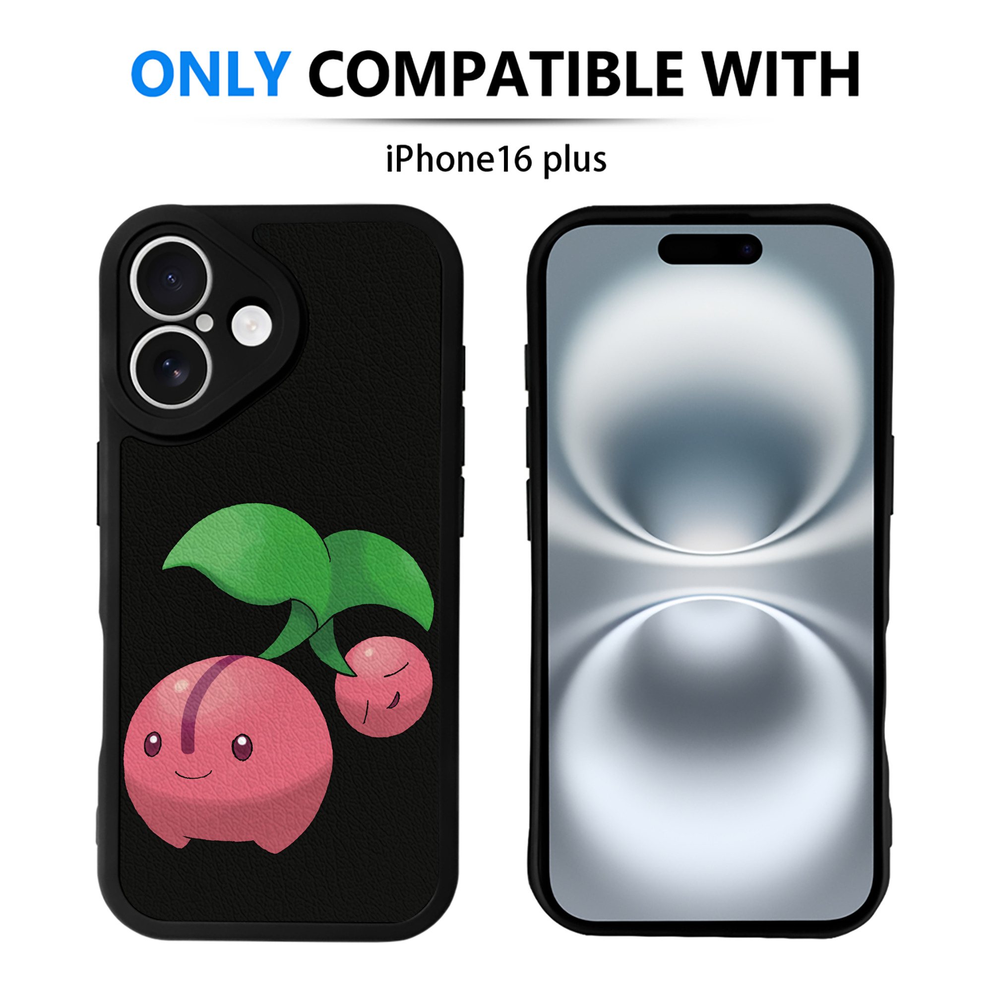 （画像用） ポケットモンスター Pokémon 【iPhone 16シリーズ対応】シリコンスマホケース（レザー調） 材質：シリコン